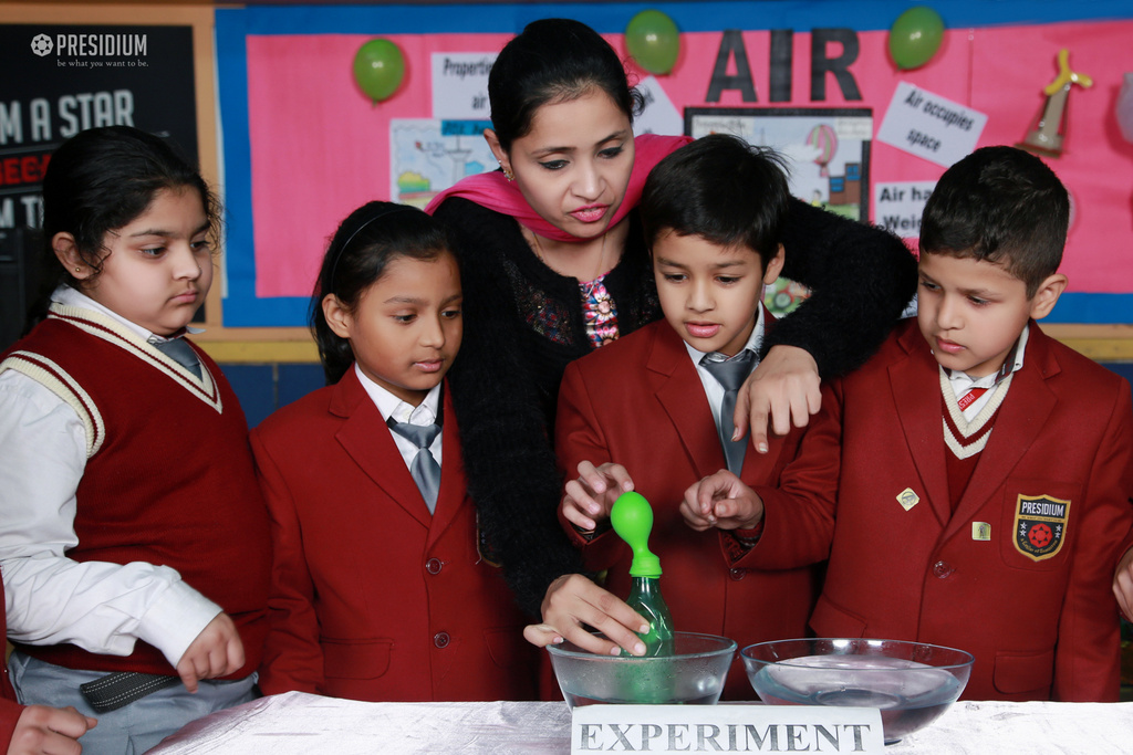 Presidium Punjabi Bagh, PRESIDIANS LEARN ABOUT AIR WITH THE AID OF ENGAGING ACTIVITIES